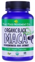 IL CIBO CIRCOLAZIONE CO. Nero Maca 500mg 60 capsule - Organico, Non OGM, Vegan, Gluten Free- Nero Maca Root Supplemento per il benessere del corpo intero