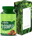 Vitamina B Complesso 100% RDA - 200 compresse/Capsules - B Vitamine Supplemento (B1, B2, B3, B5, B6, B7, B9, B12), Verde