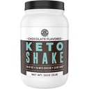 Keto Meal Sostituzione Shake, Cioccolato, 2lbs, Basso Carb Keto Protein Shake Mix, MCT Powder, Grass Fed Peptides di collagene idrolizzato, Keto Breakfast Shake, 20g Fat, 14g Protein, 1 Carb Net, Zero Sugar