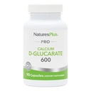 NaturesPlus PRO Calcium D-Glucarate (CDG) 600 mg - 90 capsule - Non OGM, Vegan, Gluten Free, Soy Free - 90 Serve