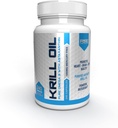 Pure Etichetta Nutrizione Fresco Antartico Krill olio 1000mg, Omega 3's, Extra Forza, EPA & DHA softgels con antiossidante Astaxantina. Integratore di salute del cuore e nessun retrogusto di pesce. 240 gelcaps