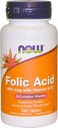 NOW acido folico 800mcg, 250 compresse (pacchetto di 4)