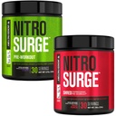 Jacked Factory Nitrosurge Pre-Workout in Grape & Fruit Punch Nitrosurge Shred Thermogenic Pre-allenamento per uomini e donne