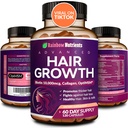 Vitamine per la crescita dei capelli per le donne | Biotin 10.000mcg, Collagen, OptiMSM® brevettato, goMCT®, Saw Palmetto | Rimboccare naturalmente i capelli più forti e più sani, pelle e unghie | Stops Hair Loss | Offerta 60 giorni