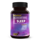 BioEmblem Natural Sleep Aid for Adults with Melatonin, Valerian Root, Suntheanine & More | Healthy Sleep Supplement | Herbal Sleeping Pills | 60 Capsule