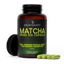 Organic Matcha Green Tea Capsules - Natural Energy Boost - Clean Gradual Caffeine - Japanese Matcha Green Tea Pills - 100% Natural Antioxidant - Calma e Rilassante - 120 capsule giornaliere - 2000/mg