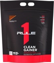 Regola 1 Gainer Pulito - Formula di Gain Lean ad Alta Proteina con 560 Calorie, 30g di Proteine Full-Spectrum, Oltre 90g Carbs, Sotto 6g di Grassi (30 Serve, Fudge di Cioccolato)
