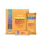 NANOWELL 12 Strains Probiotici 55 miliardi di CFU con polvere di enzimi digestivi - Supporto immunitario, salute del fegato, probiotici, prebiotici e postbiotici - 60 Stick, alimentazione di 60 giorni