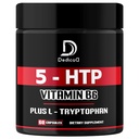 5 HTP supplemento 1010mg - 60 capsule - 3in1 combinato con vitamina B6, L-Tryptophan - confortevole umore, salute del cervello, gestione del corpo e supporto del sistema immunitario