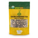 SpeedyVite Colon LifeBoost Tea Detox and Cleanse - Organic Pu'er Tea with Ginger, Lemongrass - per aumentare la salute e la funzione del colon