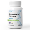Citrato di magnesio 500 mg | Magnesio Elementale ad alta potenza | Caps totali 180 Veggie, Assorbimento Superiore, Non OGM, NO Gluten and Dairy, Supporta il muscolo, Giunto, e la salute del cuore