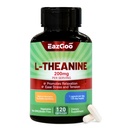 L-teanina 200mg, Aminoacido Supplemento al supporto Rilassamento, Stress, L Theanine Capsules - Non OGM, Gluten Free, 120 Veg Capsules