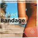 Naked Bandage - Tenere i tagli Graffie Burns & Tattoos Moist - Traspirante & Trasparente - Monitor Healing - Dolore Free Removal - Water & Sweat Resistant - Seals Out Dirt - (4) 4in x 4in Fogli