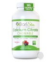 BariSlim Citrato di Calcio Bariatrico con Magnesio e Vitamina D Tabs - 500 mg di Citrato di Calcio Per Serve - Formulato per i pazienti Dopo la Perdita di Peso Chirurgia | Bacca Mista (90 Serve)