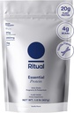 Polvere proteica vegana prenatale rituale: Choline per sostenere Prenatale, Postpartum, & Lactation, 20g Proteina di Pea Organica da Farms rigenerative negli Stati Uniti, senza glutine, pianta, senza zucchero, Vanilla, 1Lbs