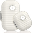Organizzatore di pillole di viaggio, scatola di pedaggio portatile di 2 pacchetti 7 giorni piccola pillola Case Moisture Proof Daily Medicine Contenitore di vitamina per vitamine, Supplementi Tracker viaggio Essentials (Small+ Large)