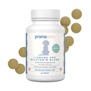 PranaPets Lignans & Melatonin con Biotin Blend Naturally Aids in Alleviare i sintomi di Cushing in Cani Oltre 25 lb | Promuovere equilibrio sano &amp; Benessere generale