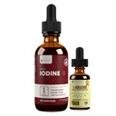 Iodio attivo + iAbsorb - Gocce di iodio Nascente - Consegna liquida per un migliore assorbimento - Cofattori per una migliore consegna - Supporta energia sana, vitalità e livelli di iodio