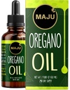 Gocce di olio d'origano MAJU - Potente 90%+ Carvacrol (2 fl Oz) Olio essenziale mediterraneo di origano Liquido, Aceite de Oregano, Supporto immunitario e stagionale