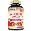 Estratto di supplemento di carciofo, 4 mesi di alimentazione con Papaya, pectina di mele, curcumina curcuma, vescica - Supporta la funzione di digestione - 120 capsule vegane