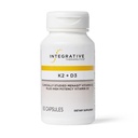 Terapia Integrativa K2 + D3 - Sanità del cuore e supporto per ossa* - Assorbimento di calcio per adulti - Dairy-Free & Gluten-Free - 60 Count (60 Serve)