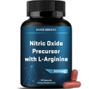 L-Arginina 3000mg Nitric Oxide Supplemento per uomini e donne – Non OGM Vegan Capsule con Radice di barbabietola per Circolazione, Endurance, Energy, Stamina, Performance e Workout – 90 Caps