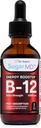 Gocce liquide di vitamina B12 5000 mcg – 2 fl oz (60ml) Gocce di energia per le donne e gli uomini – Liquido senza OGM e senza glutine B12 gocce con la formula di assorbimento massimo