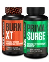 Fat Burner & Testosterone Booster Stack per gli uomini - Burn-XT Thermogenic Fat Burner & PRIMASURGE Testosterone Booster per gli uomini