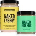 NAKED Vegan Energizing Bundle Fruit Punch Energy Nutrition Super Greens Polvere Greens Organic Greens Supplemento