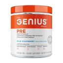 Il Genius Brand Genius Pre - Clean Pre-Workout Powder for Energy, Focus & Fitness Support - No Artificial Flavors, Preservatives, or Proprietary Blends - Non-GMO - 20 Serve - Blue Raspberry