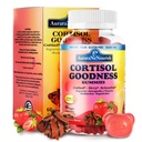 Integratori di Cortisol per l'armonia dell'ormone, 17-in-1 Gummie di Cortisol per le donne e gli uomini Riduttore di Cortisol con Ashwagandha, Rhodiola Rosea, Santo Basilio, Supporto Valeriano Rilievo di Stress & Cortisol Balance