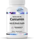 Integratore di supporto congiunto TetraCumin SR, Sostenuto rilascio curcumina curcumina Metabolite, Integratori congiunti Proprietari per Donne & Uomini, Aiuta a promuovere la salute muscolare e congiunta, 120 capsule