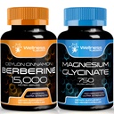 Berberina Supplemento 1500mg - Berberina Liposomica con Ceylon Cinnamon  Magnesium Glycinate Capsules - 750mg - Magnesio Supplemento ad alto assorbimento