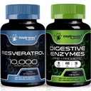 BENESSERE LABSRX Resveratrolo capsule 10.000mg - Enzimi digestivi 450mg