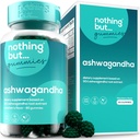 Ashwagandha Gummies per le donne e gli uomini, radice di Ashwagandha, integratori per aiutare a ridurre lo stress, Immunity & migliorare il sonno, senza glutine & non OGM, 60 Vegan Ashwagandha Gummies
