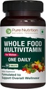Pure Nutrition Whole Food Multivitamin per le donne | 60 Tabs | One-A-Day | 100% RDA | 24 Vitamine Naturali e Minerali | Tutti Natural Plant Based Women's Multivitamin | 2 Mesi di alimentazione