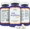 Dirobi Mangia tutto Xylose Isomerase Fructose Malabsorption Enzymes, FODMAP Supplement, Enzimi Digestivi per Lattosio Migliore, Grasso, Proteine & Carboidrate Digestione Gas & Bloating Relief 30 capsule