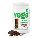 Vega Proteine e Greens Protein Powder Chocolate (19 Servings) - 20g vegetali Protein Plus Veggies, Vegan, Non OGM, Pea Protein per Donne e Uomini, 1.4lb (Packaging May Vary)