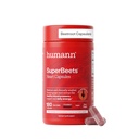 HumanN SuperBeets barbabietola capsule radice rilascio rapido 1000mg, aiuta a sostenere la produzione di ossido nitrico, pressione sanguigna, salute del cuore, contiene polvere di barbabietola non OGM, antiossidanti studiati 180 Conte