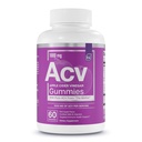 Elementi essenziali Gummie di Aceto di Mele del sidro della madre - Naturally-Sourced, Vegan ACV con acido folico e vitamina B6 & B12 60 Conte