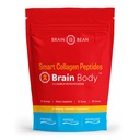 Brain Body Collagen Peptides Powder - Vital Protein & Collagen Supplemento per Donne & Uomini - Tipo I & III idrolizzato per Capelli, Pelle, Unghie & Joint Health - 25 Serve - Cocco di Vanilla Cremoso - 875g