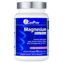 CanPrev Magnesium Bisglycinate con Ashwagandha, B5, B6 & Vitamina C, 90 tappi di Veg, alimentazione di 30 giorni, supporto notti riposanti & Relax, aiuta l'energia & Immnue Funzione, Vegan, Non OGM, Latticini, Soia, Gluten