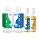 Micro-boost Humic Mineral Blend & Electrolyze Liquid and Insta-Lytes Natural Liquid Electrolytes 2oz e Happy-Lytes Fluvic Electrolyte Misting Spray 2oz