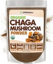 XPRS Nutra Organic Chaga Mushroom Powder - Premium USDA Organic Chaga Mushrooms Powder - Chaga Powder for Immunity - Vegan Friendly Superfood for Chaga Tea and Beverages (4 oncia)