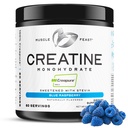 Muscolo Festa Creatina Monoidrato Polvere, Vegan Keto Friendly Gluten-Free, Muscle Recovery Supplement e Creatina attendibile per la crescita del muscolo, Creatina aromatizzata, Natural Blue Raspberry, 300g