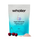 wholier Magnesium Glycinate, Tart Cherry Juice, Chelated Calcium. Bevanda notturna calmante. Supporto naturale per il sonno, lo stress + relax. Minerali notturni. (30 Serve)