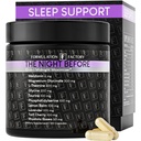La notte prima 10-in-1 Midnight Maximizer Sleep Aid, Stress Relief, Cognizione, Rilassamento, Recupero, Focus, Magnesium Glycinate, L-Theanine & More, (120 capsule – 2 mesi di fornitura)