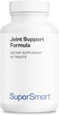 Formula di supporto congiunto supersmart (High Potency Complex) - con Glucosamina, Condroitina, Acido Ialuronico, MSM - Integratore di supporto congiunto | Non OGM & Gluten Free - 90 compresse