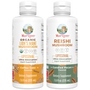 MaryRuth Organics Lion's Mane Liposomal (Cacca di caffè) & Reishi Mushroom (Candied Pecan) | Clean Label Project Verified® | Vitamine per il supporto cognitivo, Immunity, &amp; Health | Vegan, Non OGM