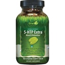 Irwin Naturals Doppio Potency 5-HTP Extra - 60 Liquid Soft-Gels - per Rilassamento e Produzione Serotonina - 30 Serve